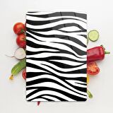 Decovetro Cam Kesme Tahtası Zebra Desenli 30x40 Cm