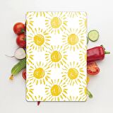 Decovetro Cam Kesme Tahtası Güneş Desenli 30x40 Cm