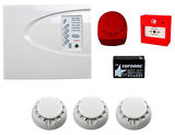 TELETEK YANGIN ALARM SİSTEMİ SETİ 3 LÜ