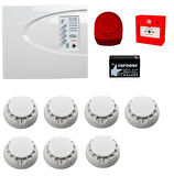TELETEK YANGIN ALARM SİSTEMİ SETİ 7 Lİ