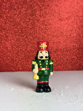 Yeşil Yılbaşı Dekoru Fındık Kıran Kurşun Asker Nutcracker Yeni Yıl Biblo