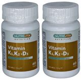 Vitamin K1 Vitamin K2 Vitamin D3 Vitamini 2x60 Tablet