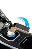 Araç Çakmaklık Şarj Aleti Oto Mp3 Müzik Çalar Fm Transmitter Cihazı Carg7 Müzik Kit Siyah