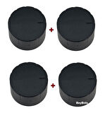 Arçelik 810 Ocak Siyah  Düğme , Arçelik uyumlu Ocak  Düğmesi 4 Lü