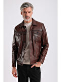 Enzo Erkek Hakiki Deri Ceket