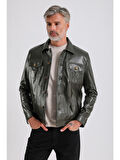 Enzo Erkek Hakiki Deri Ceket