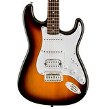 Squier Bullet Strat HSS Elektro Gitar Laurel  With Tremolo Brown Sunburst  
