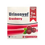 Urinonvef Cranberry 3x30 Kapsül 3 AL 2 ÖDE -SKT:04/2026