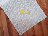 STYLE PVC DANTEL  RAF ÖRTÜSÜ/ KAYMAZ   RAF  DOLAP  ve  ÇEKMEÇE  ÖRTÜSÜ  /Eni: 50cm x 1 mt / LALE -05