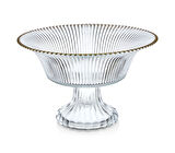 Büyük Boy Ayaklı Cam Salata Kasesi - Meyvelik, Sunumluk