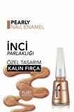 Flormar Sedefli Parlak Oje (BAKIR) - Pearly Nail Enamel - Pl387 Vintage Gold - 8682536035521