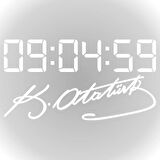 Mustafa Kemal Atatürk Sticker Oto Cam Sticker Beyaz 18 cm