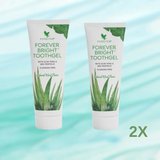 Forever Bright Toothgel Aloe Vera ve Propolis İçeren Diş Macunu (Florür İçermez) 2 x 130 g