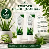 Forever Bright Toothgel Aloe Vera ve Propolis İçeren Diş Macunu (Florür İçermez) 2 x 130 g