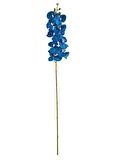Yapay Çiçek İndigo Mavi Islak Orkide Uzun Dal 90 cm Orkide