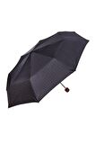 Snotline Şemsiye Süper Mini Bordo Kare Desen Siyah 09G