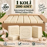Internatural Sarımsak Bitkisel Sabun 120 g - 200 Adet (1 Koli)