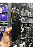 İPHONE 12 PRO MAX UYUMLU BARK YUMUŞAK SİYAH KILIF KENARLAR GOLD