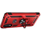 Gpack Huawei Mate 30 Lite Kılıf Vega Standlı Yüzüklü MıknatıslıNano Glass