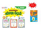 4.Sınıf Kazandıran Süper Üçlü Set+ Bic 18 li Kuru Boya Hediyeli
