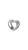 Boncuklu Kalp Charm | 925 Ayar Gümüş