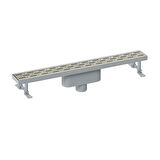 Maxiflow Duş Kanalı Klasik Line Pas.Iz Ø50 80Cm Alt