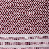Natural Buldan İşi Kolları Örten Kaymaz Kanepe Çekyat Koltuk Örtüsü 180x300 cm Pamuk Dokuma - MÜRDÜM 