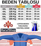 Ayı Desenli Dijital Baskılı Büyük Beden Likralı Boxer