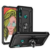 Gpack Huawei Y9 Prime 2019 Kılıf Vega Standlı Yüzüklü Mıknatıslı