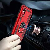 Gpack Huawei Y9 Prime 2019 Kılıf Vega Standlı Yüzüklü Mıknatıslı