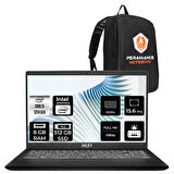 MSI Modern 15 H i5 13420H 8GB 512GB SSD 15.6" FHD FDOS Taşınabilir Bilgisayar & ÇANTA