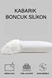| 2 Adet Boncuk Silikon Yastık | 700 gram | Antialerjik | 50x70 Cm | Ekonomik Yastık