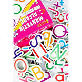 2'li Set Manyetik Mıknatıslı Türkçe - İngilizce Harfler & Sayılar - Eğitici Alfabe - Sayılar Magnet