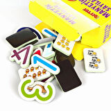 2'li Set Manyetik Mıknatıslı Türkçe - İngilizce Harfler & Sayılar - Eğitici Alfabe - Sayılar Magnet