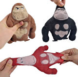 Squishy Goril Stres Önleyici Gorilla 9 cm Sukuşi Maymun - Kahverengi