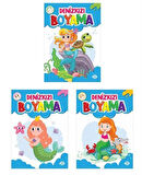 Denizkızı Boyama Seti (3 Kitap Takım) / Kolektif
