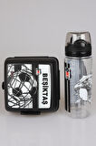 YENİ SEZON LİSANSLI BEŞİKTAŞ BESLENME KABI VE 500 ML TRITAN MATARA YEMEK SETİ