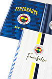 LİSANSLI FENERBAHÇE"TEKLİ" SPIRALLI ÇİZGİLİ A4 KARTON KAPAK 72 YAPRAK DEFTER 