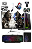 Mintra Hyper V I3-10100f 16GB 512SSD M.2 Gddr5 RX 580 8GB 24" Oyuncu Masaüstü Bilgisayarı