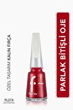 Flormar Oje Yeni Maxi Brush Pearly Pl074 Red Attraction 9053038