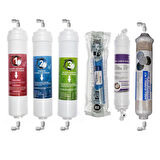 Sulook Kapalı Kasa Su Arıtma Cihazlarına Uyumlu 6'lı Filtre Seti, 10 Aşamalı Lg Membranlı