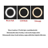 Watton WT-005 Usb Şarjlı Dokunmatik Masa Lambası 26 Led 33cm