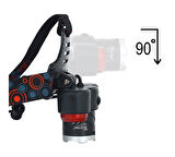 Watton WT-632 Cree T6 6.000 Lümen Yağmur Suyu Geçirmez Kafa Lambası