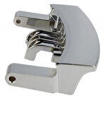 Vestel Uyumlu Krom Renk Mandal , Kurutmalı Çamaşır Makinesi Mandalı Krom Kaplama