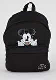 Bene (AZ BASKI HATALI) Siyah Disney Mickey Sırt Çantası-A3339AX