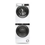 Hoover HW 210AMBS/1-17 10 Kg Çamaşır Makinesi ve NDPEH10A2TCBEXSS 10KG Kurutma Makinesi İkili Set