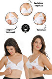 2Lİ HAMİLE MODAL KAPLI EMZİRME SÜTYENİ 