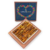 Portakallı Antep Fıstıklı Fitil Lokum 300 Gr