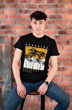 FBI JEANS DESENLİ SLİMFİT PAMUKLU ERKEK T-SHİRT