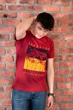 FBI JEANS DESENLİ SLİMFİT PAMUKLU ERKEK T-SHİRT